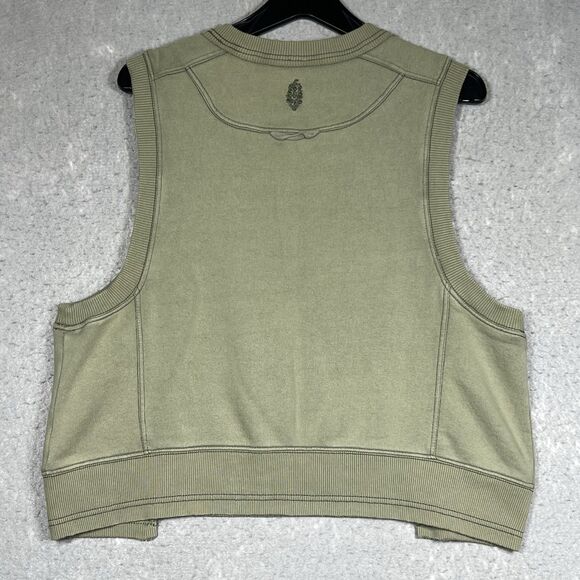 FP Movement Free People Intercept Tank Sage Stone Green Women’s Medium - Picture 6 of 10